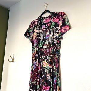 SOLD - Floral Maxi Dress
